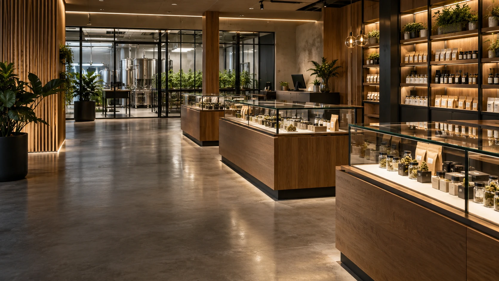 Illustrative dispensary distribution industry environment