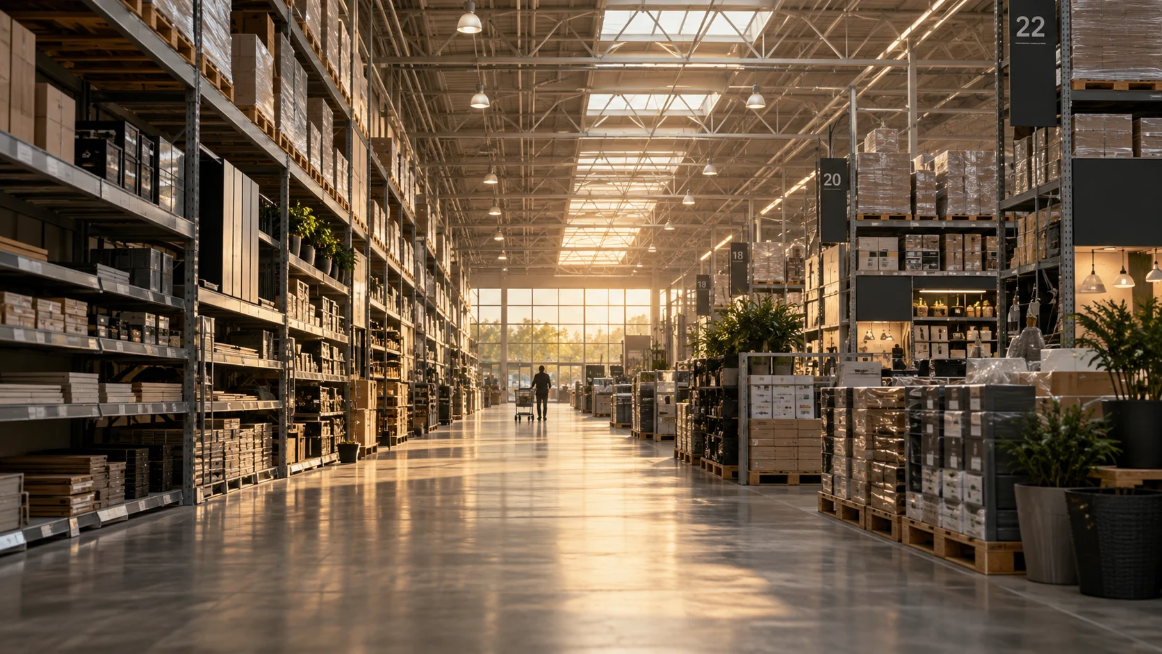 Illustrative big-box retail industry environment